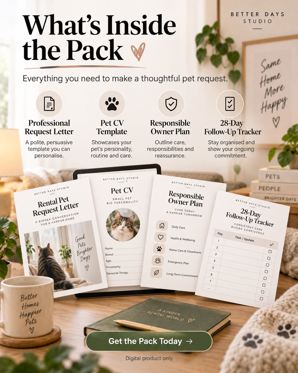 Pet Permission Pack — England 2026 | Landlord Pet Request Templates