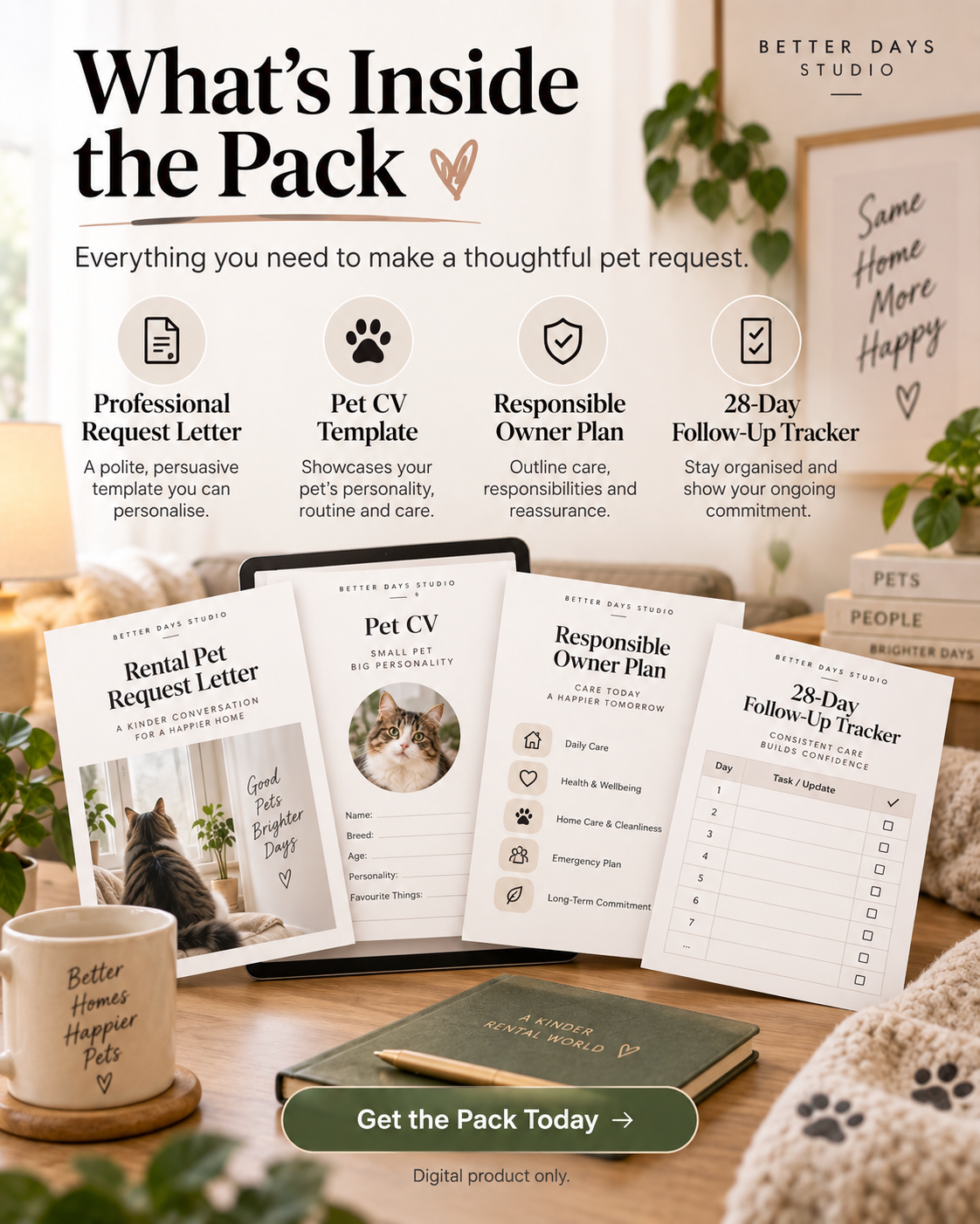 Pet Permission Pack — England 2026 | Landlord Pet Request Templates