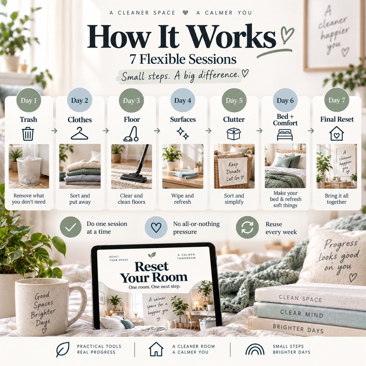 ADHD Reset Your Room — 7-Day Visual Cleaning System