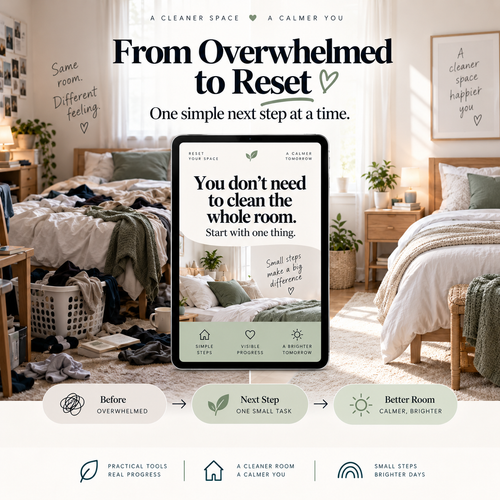 ADHD Reset Your Room — 7-Day Visual Cleaning System