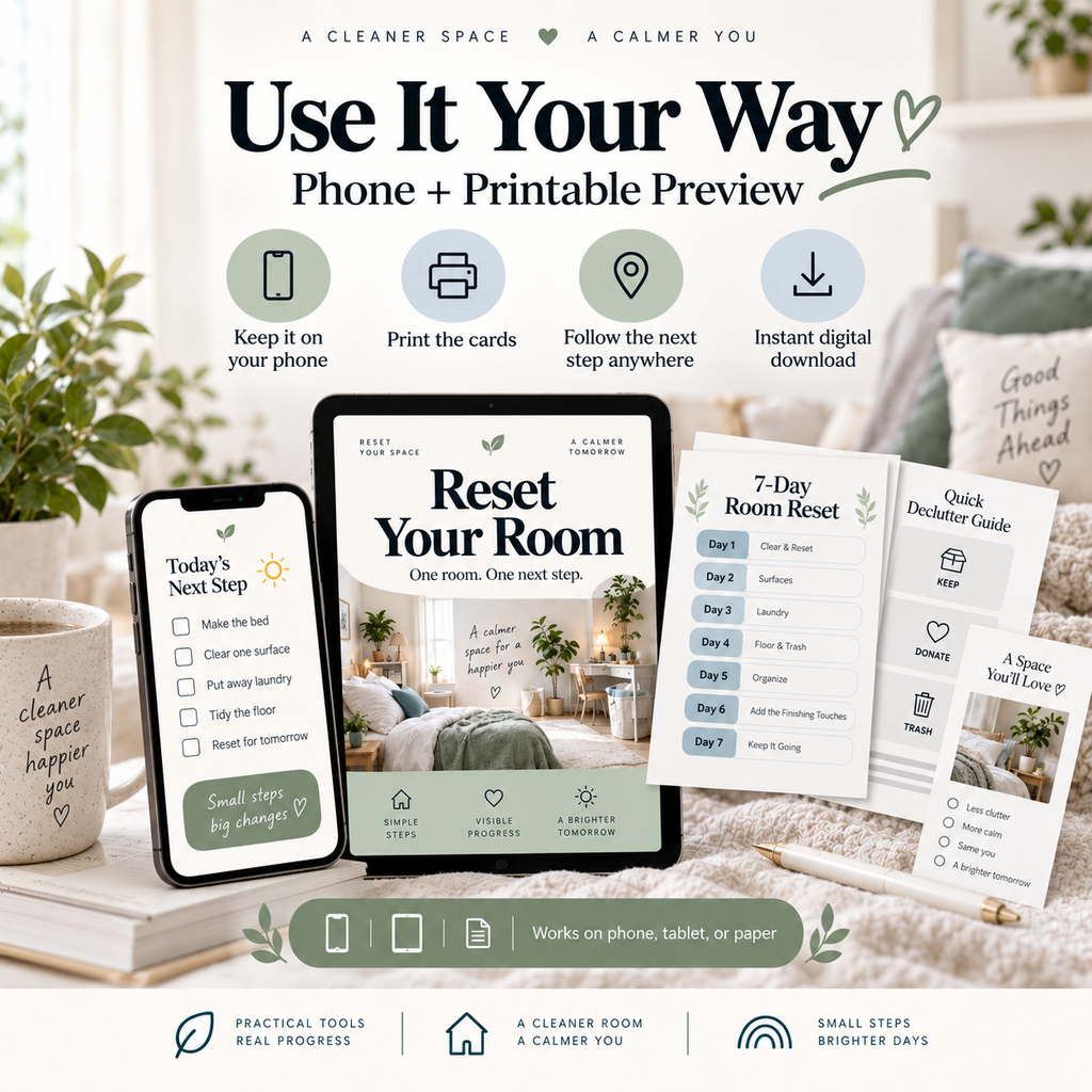 ADHD Reset Your Room — 7-Day Visual Cleaning System